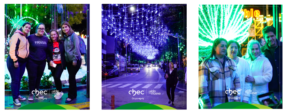 Alumbrados navideños de CHEC en municipios de Caldas y Risaralda